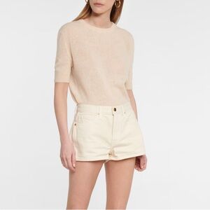 Khaite Charlotte Denim Shorts